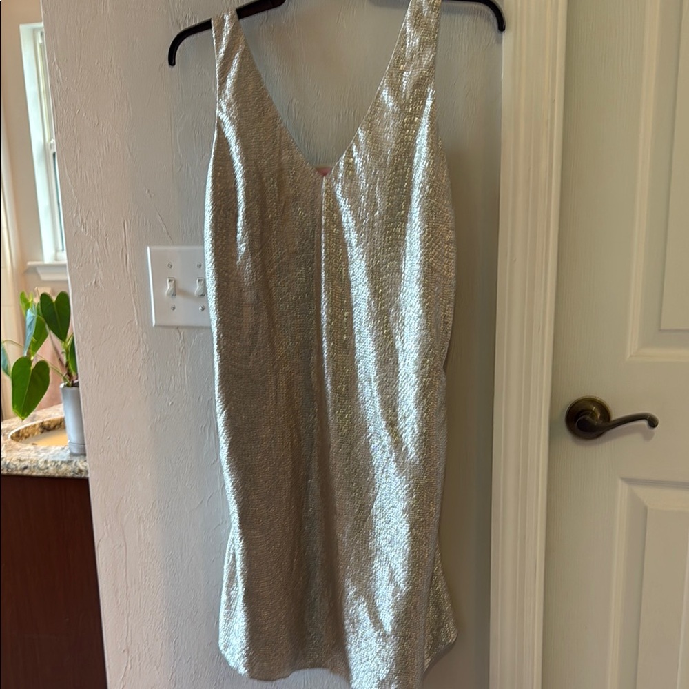 Lilly Pulitzer dress with pockets in champagne color